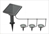 LedDoo SmartLumin Solar LED Bodenleuchte TriGlow GL-2 IP65/44 Steuerbar per App „Smart Garden“ über Bluetooth