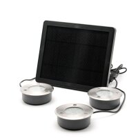 LedDoo SmartLumin Solar LED Bodenleuchte TriGlow GL-2 IP65/44 Steuerbar per App „Smart Garden“ über Bluetooth