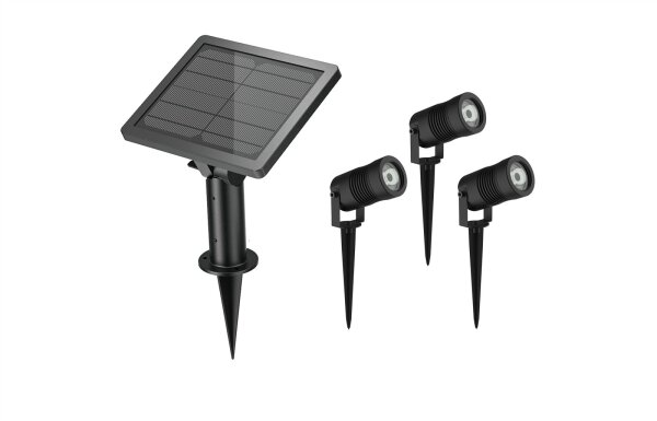 LedDoo SmartLumin Solar LED Bodenleuchte TriGlow GL-3 IP65/44 Steuerbar per App „Smart Garden“ über Bluetooth