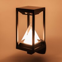 LedDoo SmartLumin Solar LED Wandleuchte PYRA WL-1 Steuerbar per App „Smart Garden“
