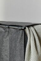 WENKO Wäschesammler „Trio Top“ Grau,...