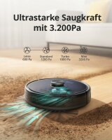 eufy L35+ Saugroboter Wischroboter Staubsauger Wischer Roboter Schwarz (DE)
