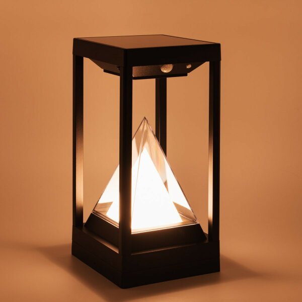 LedDoo SmartLumin Solar LED Tischleuchte PYRA TL-1 Steuerbar per App „Smart Garden“