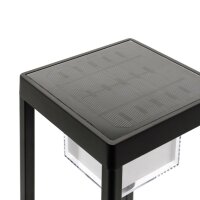 LedDoo SmartLumin Solar LED Stehleuchte QUADRA SL-1 Steuerbar per App „Smart Garden“ über Bluetooth